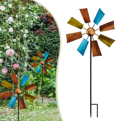 Moulin vent fleuri - moulin,