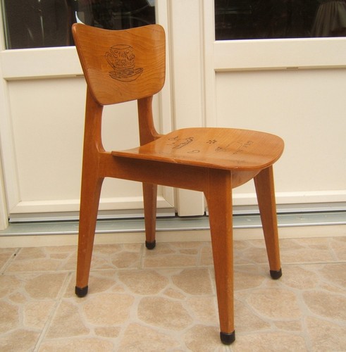 Ancienne chaise bois - en,
