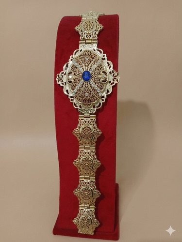 Moroccan caftan belt gold - moroccan,