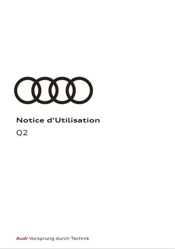 Audi versions de notice - audi,