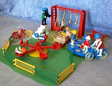 Lot playmobil : jeux, jardin d'enfants, 10 playmobils