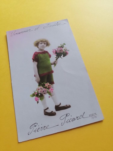 Cpa fantaisie enfant écrite - cpa,