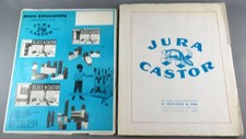 Catalog x 2 Jura Beaver 1963-64 + price games cubes construction small frame