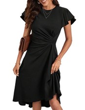 Midi Robe Femme Manches