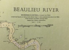 IMRAY  LAURIE NORIE SEA CHART. No. Y.39. BEAULIEU RIVER. HAMPSHIRE. 1977.