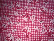 Modern fabric vichy blended flowers wide 120cm x H 300cm, ref A644
