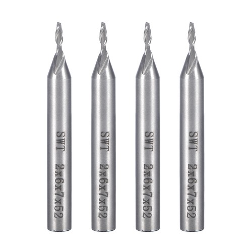 4pcs 6mm tige 2mm 7mm - 6mm,