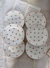 6 assiettes à dessert