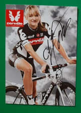 CYCLISME carte cycliste CLAUDIA HAEUSLER équipe CERVELO 2010 Signée