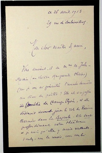 S fernand gregh poète - l.a.s,