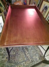  TABLE Basse Salon en Bois Massif Teck et fer forgé vintage - Type scandinave - 