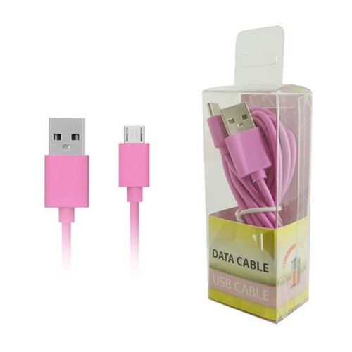 Pink color usb sync data - color,