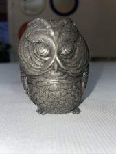 Étain Chouette Étienne Sergent 1769 boite collection hibou