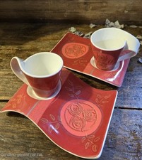 Magnifique Lot 2 Tasses Café