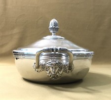 légumier couvert CHRISTOFLE modèle MALMAISON métal argenté Service Table Empire