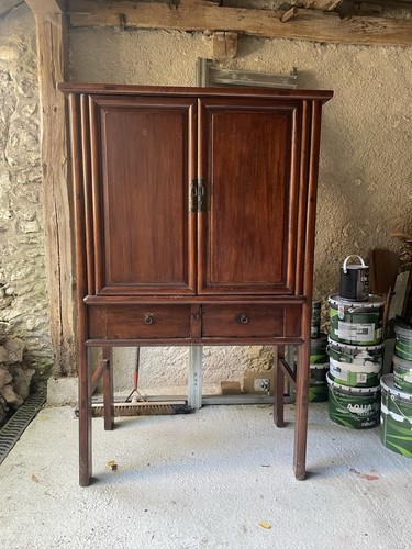 Armoire chinoise bois xixeme - chinoise,