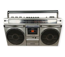 Sanyo M9935K 80s Boombox FM/SW1/SW2/MW Radio Cassette Player Works Please Read