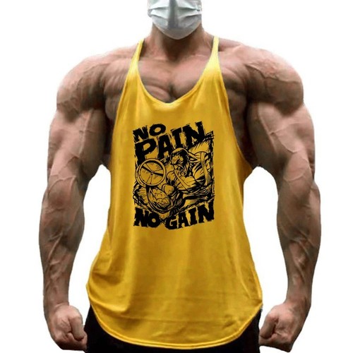 Mens gym stringer - gym, tank