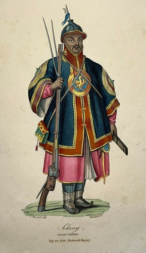 Pekin soldat chinois costume - chinois,