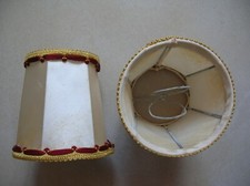 Lot de 2 anciens abat jours à