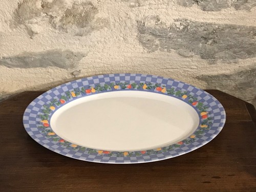 Plat service ovale en - de,