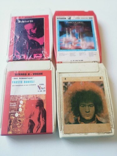 Lot cassettes 8 pistes - de,