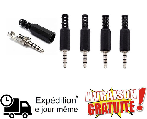 Lot jack audio 5mm 4 - jack,