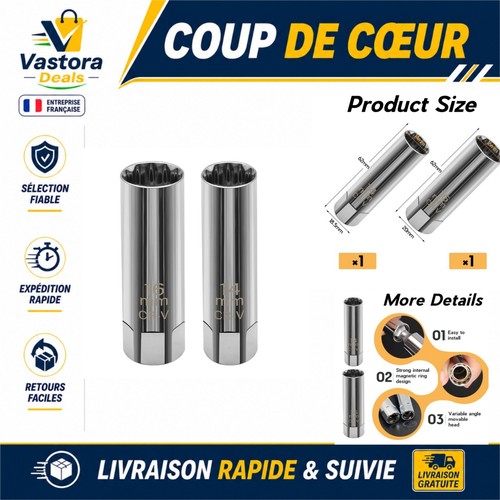 Vegcoo pcs clé bougie - clé,