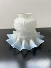 TULIPE VERRE DÉPOLI ABAT JOUR