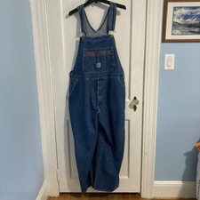 Pointer Brand 100% Cotton Denim Overalls Made in USA Men’s Waist 46 Length Short