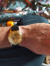 Tissot Visodate Manual Mechanical Gold Plate Watch Works Well