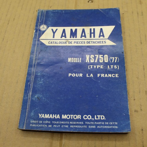 Parts list yamaha - list, 750