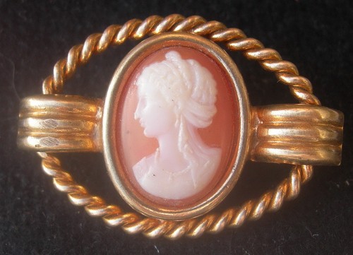 Broche camée des - camée, années