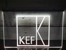 KEF Home Audio Cinéma Affichage LED Néon Lumineux Panneau Cinéma Décoration A...