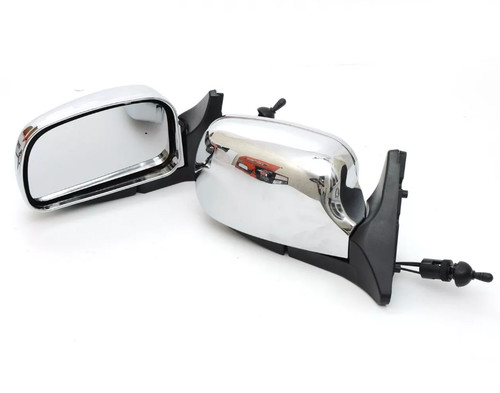 Chrome mirrors with adjustment - mirrors,