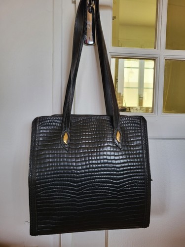 Sac soco cuir imitation croco - cuir,