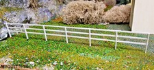 1/43 lot 5 rambardes garde-corps balustrades blanches clôtures décor  diorama
