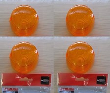 Genuine Yamaha XS-1 XS-2 XS650 Turn Signal Lens Set of 4 NOS
