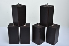 6 Pieds de Lit en bois Massif