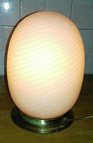 Lampe table vintage murano - de,