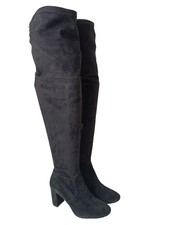 BIANCO Cuissarde Dames Botte haute T EU 36 noir style décontracté