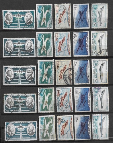 Lot timbres france - , 25