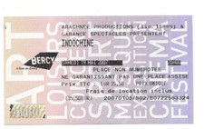 RARE / CONCERT TICKET - INDOCHINA: LIVE IN PARIS ( FRANCE) 2007
