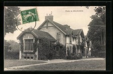 Old postcard Gilles-Bois, le Chalet 