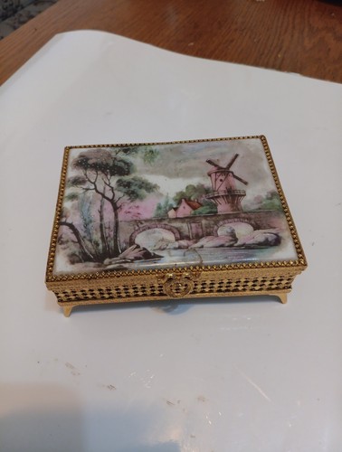 Boîte bijoux porcelaine de - à,