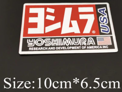 Adesivo yoshimura alluminio - alluminio, 3d