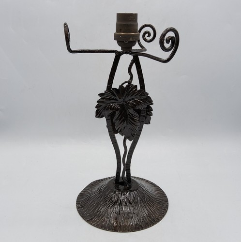Pied lampe fer forgé - en,