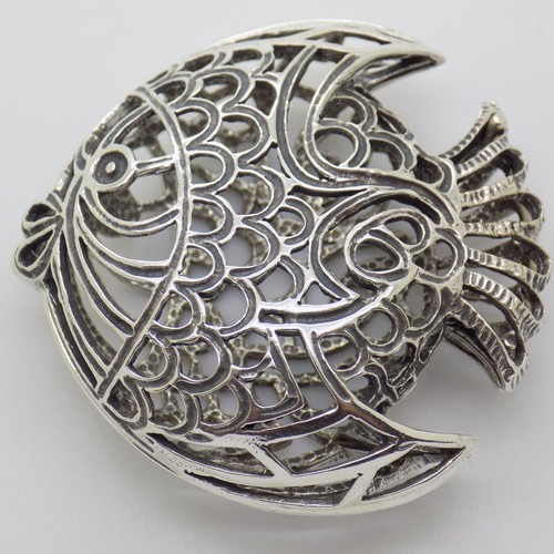 Poisson tropical boîte argent - poisson,