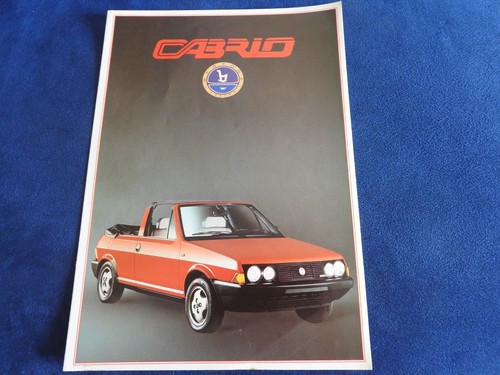 Catalogue depliant fiat ritmo - depliant,