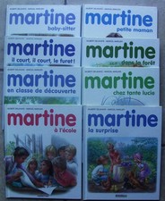 Lot de 8 livres MARTINE